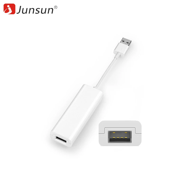 Автомобильная короткая тяга ключ USB портативного навигатора плеер автомобильное звено адаптер для Smart TV Android авто для Apple CarPlay для Junsun DVD