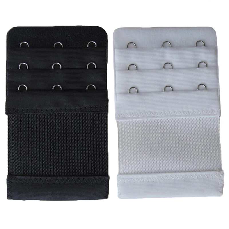 

Women Ajustable Bra Extender 3 Hooks 3 Rows Bra Strap Extenders Extension Buckle Useful Bra Clasp Hooks Accessories