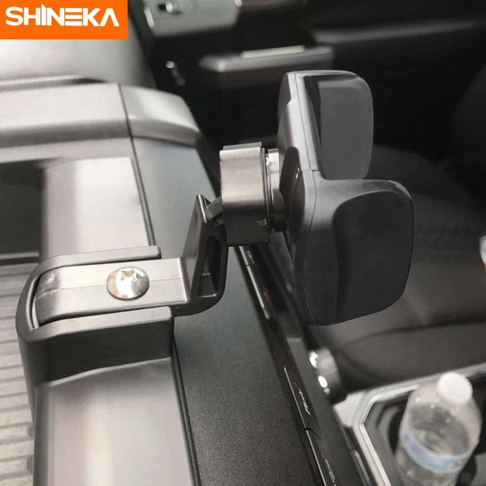Держатель для телефона SHINEKA Ford F150 2015 + универсальный 360 градусов ABS декоративные
