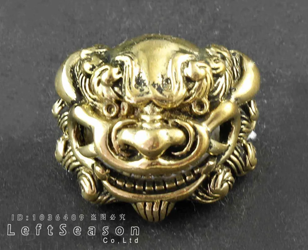 Винт глаз сын головы дракона латунь Кончо для кошелька Кожа ремесло|sons of|craft