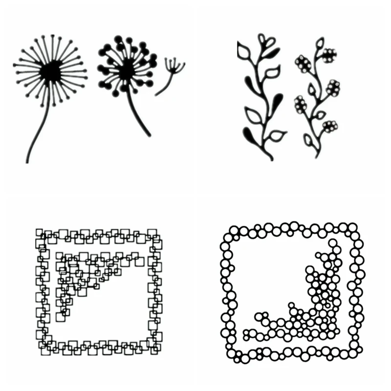 

Flower Leaf Frame Metal Cutting Dies Stencils For DIY Scrapbooking Photo Album Decorative Embossing Paper Cards Craft Die Cut