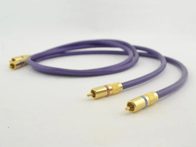 Пара Аудио MC SILVER IT 65 RCA аудио кабель 1 0 м со штыревыми соединителями на обоих