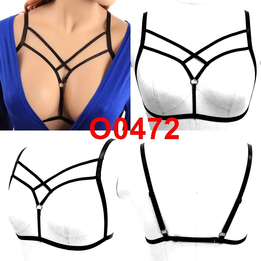 Кисточкой жгут бюстгальтер топ клетка Сексуальные Женщины Strappy Подвязки Пояс Связывание талии клетчатые чулки с подтяжками размера плюс Готический фестивальный рейв