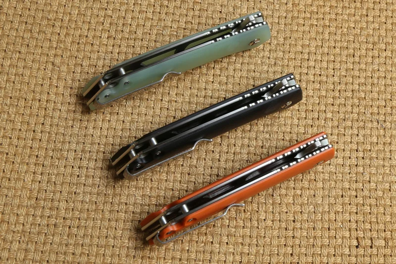 YS-TART LK5016 Флиппер складной нож шарикоподшипник 440C лезвие G10 ручка Открытый выживания Отдых на природе Охота Карманные Ножи EDC инструмент