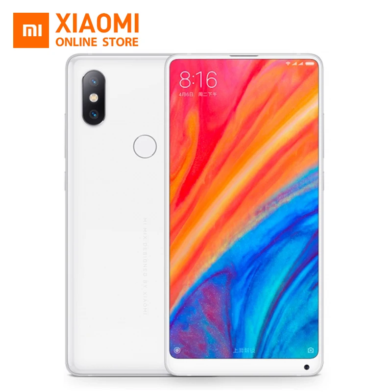 Оригинальный Xiaomi mi x 2 s 8 ГБ 256 Snapdragon 845 5 99 &quotполный Экран AI Камера Qi Беспроводной