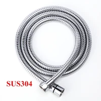 59inch stainless steel 1 5m flexible shower hose bathroom water hose replace sus304 pipe chrome finish handheld showerhead hoses