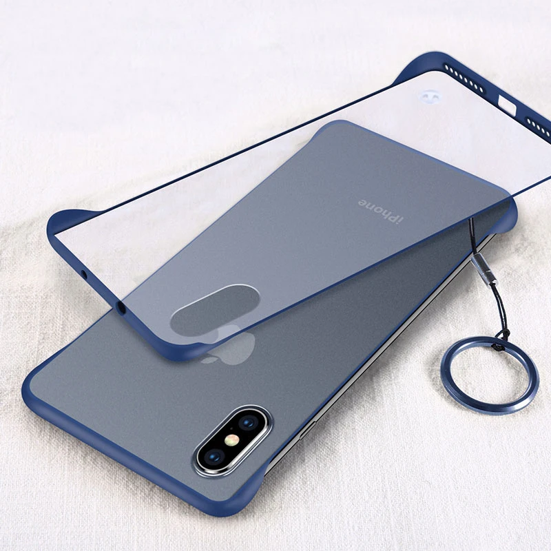 Чехлы для iPhone X XS XR Max 11 Pro тусклый полированный чехол 8 7 6 6S Plus Бескаркасный с