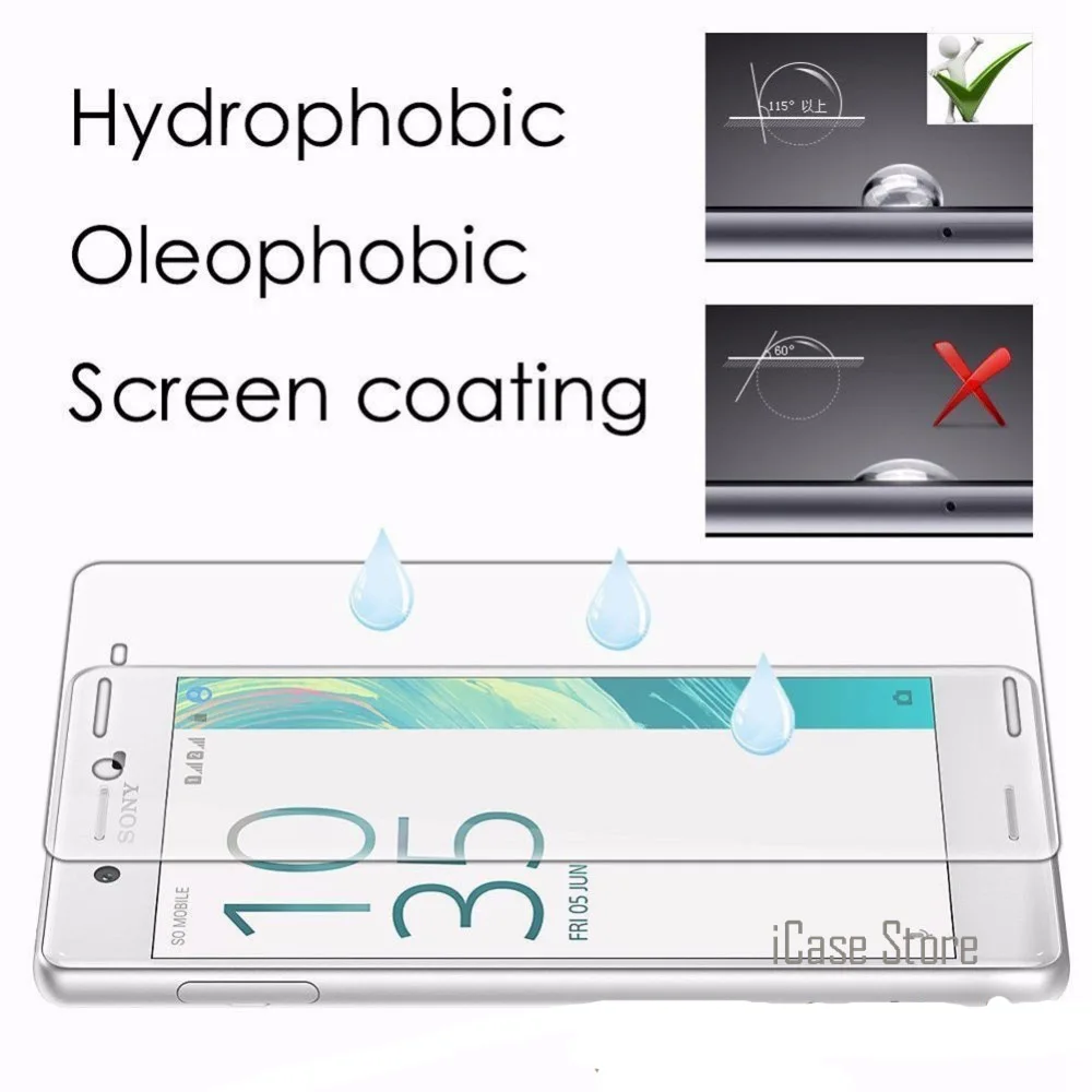 С уровнем твердости 9 H закаленное Стекло Экран протектор для Sony Xperia Z2 Z3 Z4 Z5 Z1
