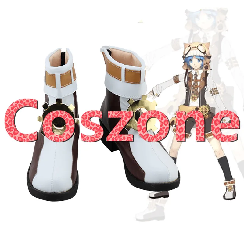 Elsword The эпоха паровых машин обувь для костюмированной вечеринки ботинки