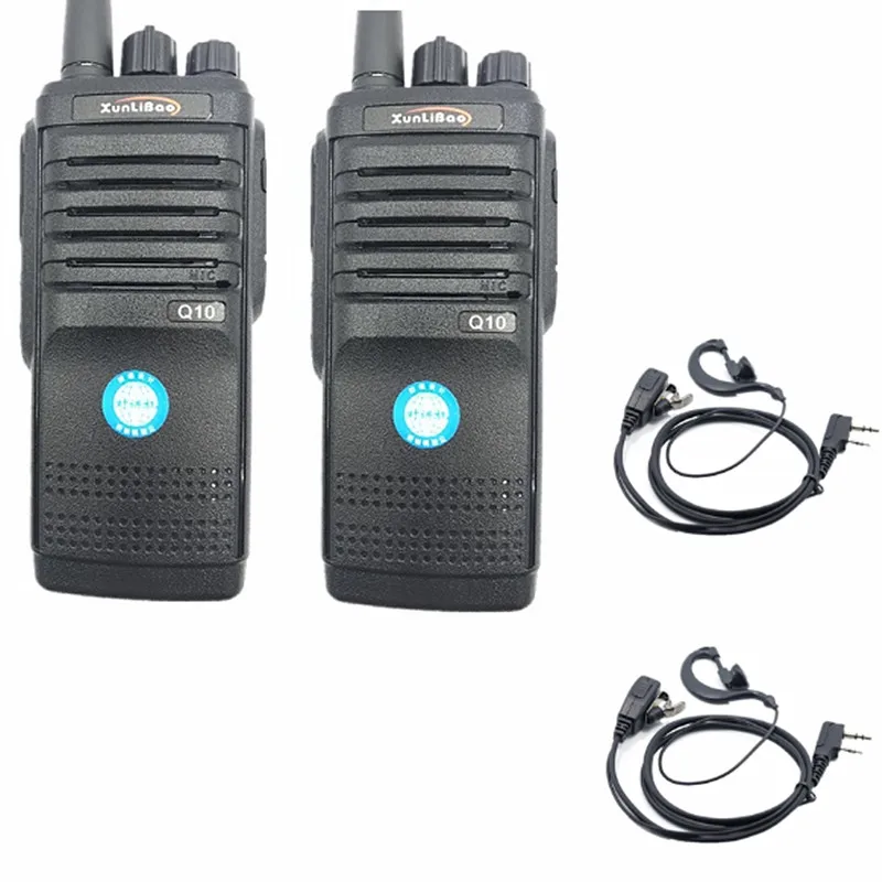 Портативная рация Q10 2 шт. высокомощное двухстороннее радио UHF портативное AM FMR
