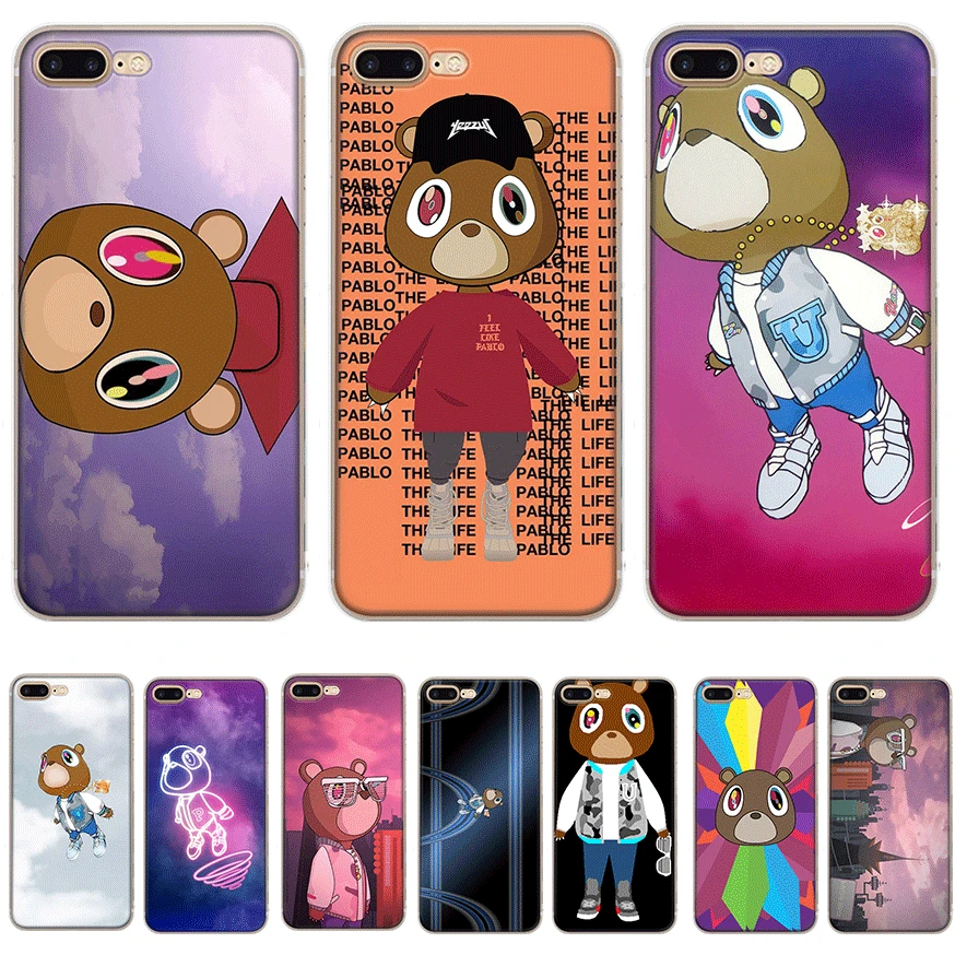 Чехол для телефона Kanye West Graduation Bear iPhone 11 Pro 5 5S SE 6 6s 7 8 Plus X XS XR Max|Чехлы-накладки| |