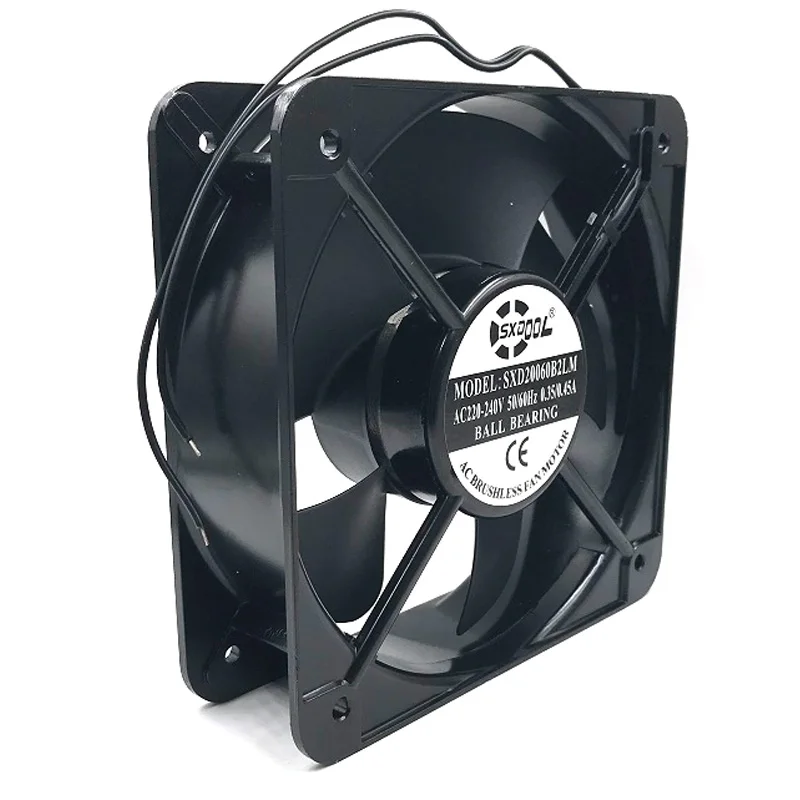 SXDOOL SXD20060B2LM 20 см 200*200*60 мм 20060 220 В AC двойной шарикоподшипник осевой промышленный вентилятор охлаждения