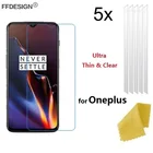 5x Защитная пленка для ЖК-экрана для Oneplus 7 Pro 6T 6 5T 5 3T 3 7T Pro (не стекло), защитная пленка из фольги