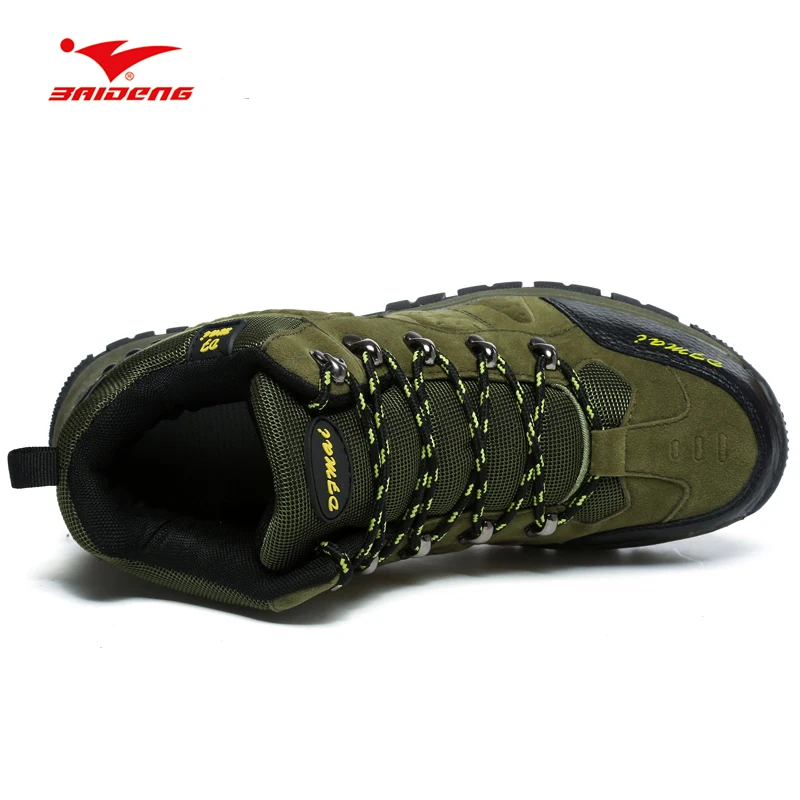 Baideng/осенне зимние треккинговые ботинки обувь для мужчин и женщин