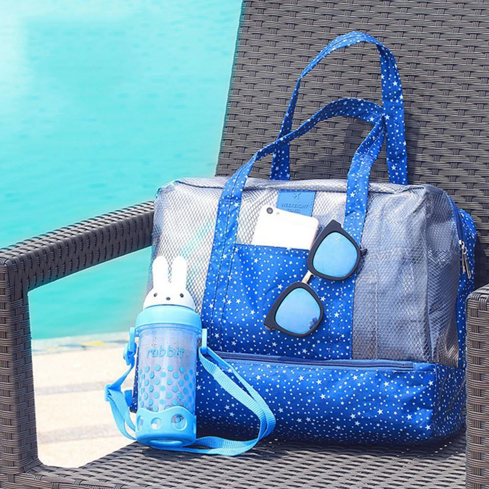 Waterproof Sport Swimming Bag Dry and Wet Outdoor Organizer Multifunctional Handbag Travel Women Beach Swimwear Storage Bags | Спорт и