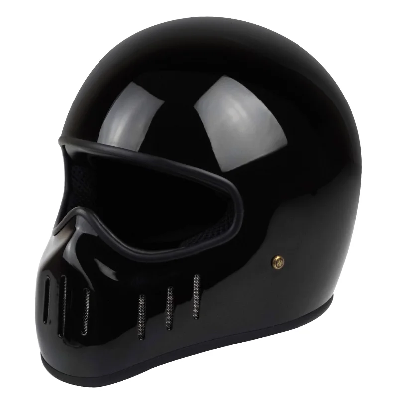 TT CO fiber glass full face motorcycle helmet for tt&co vintage retro locomotive moto helmets for crusie Japan helmet