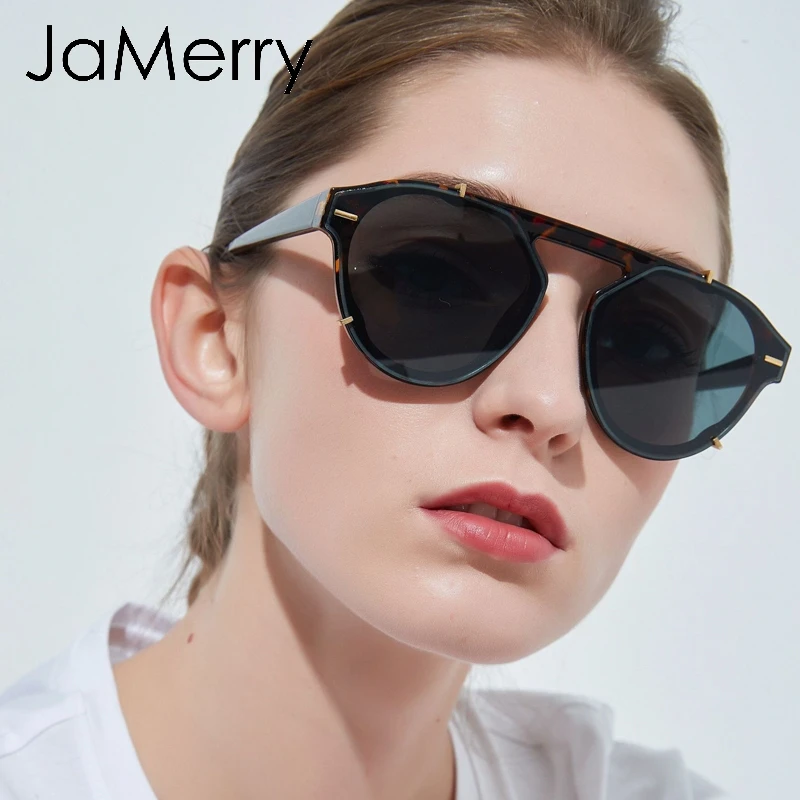 JaMerry Модные женские Солнцезащитные очки роскошные брендовые винтажные летние