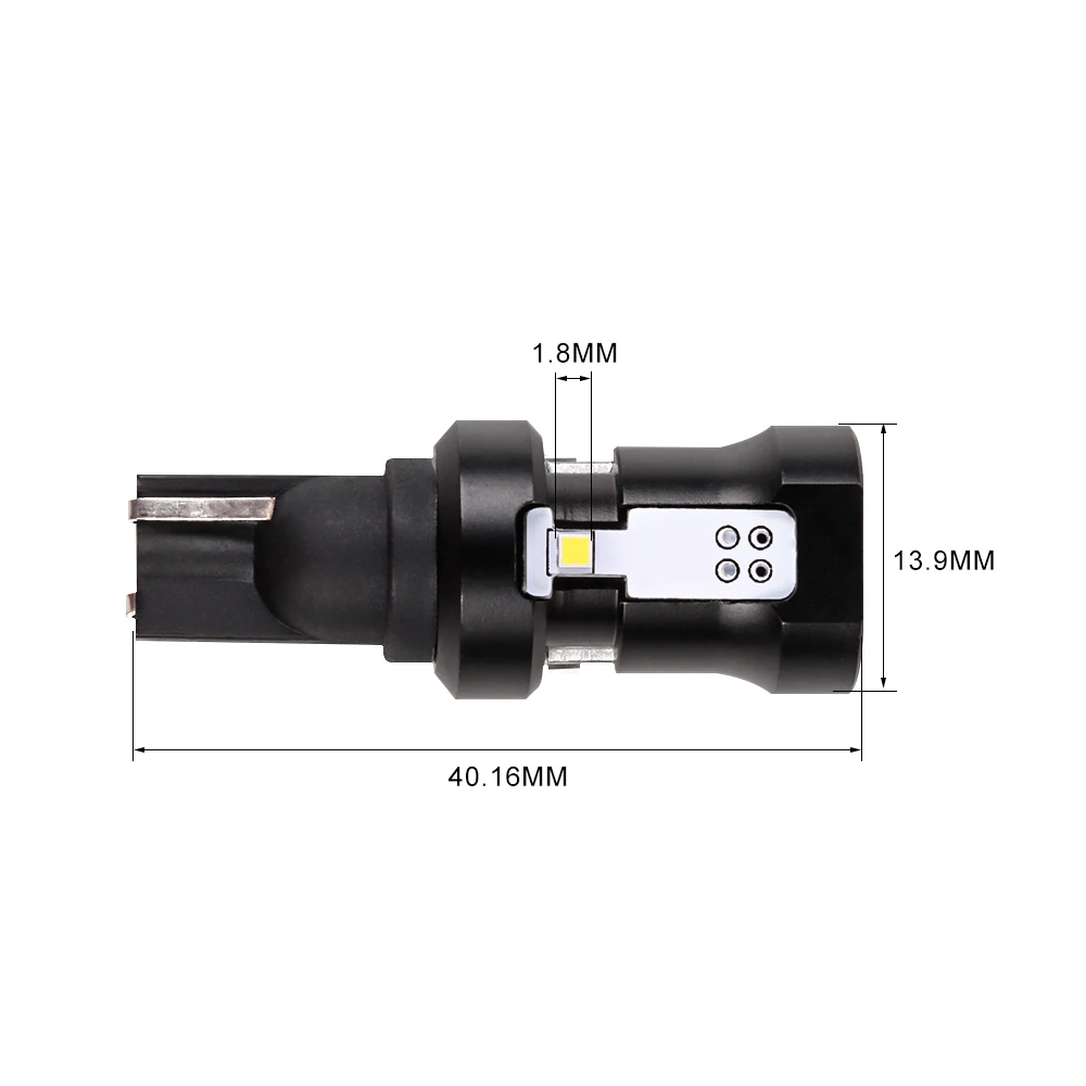 CN360 Автомобильный светодиодный светильник SMD2020 T15 W16W 920 921 912 2 шт. заднего хода 12 В