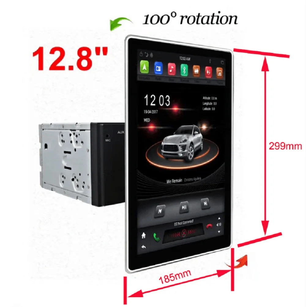 1920*1080 ips Экран 2 din 12," 6-Core Android 9,0 универсальный автомобильный dvd плеер радио gps Bluetooth 5,0 WI-FI легко подключить 4 Гб+ 32 ГБ