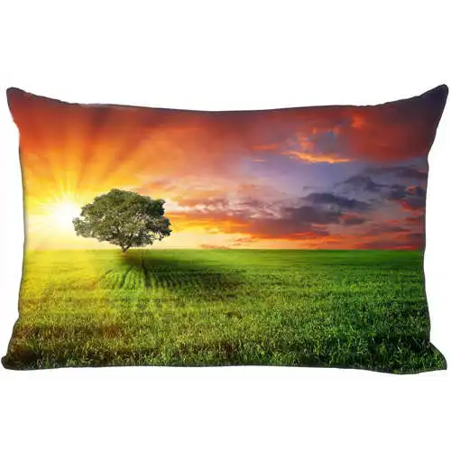 Best Custom Pillow Case tree-art (1) Bedroom Home Rectangle zipper Pillowcases (One Side) @181205-05-02-86 | Дом и сад