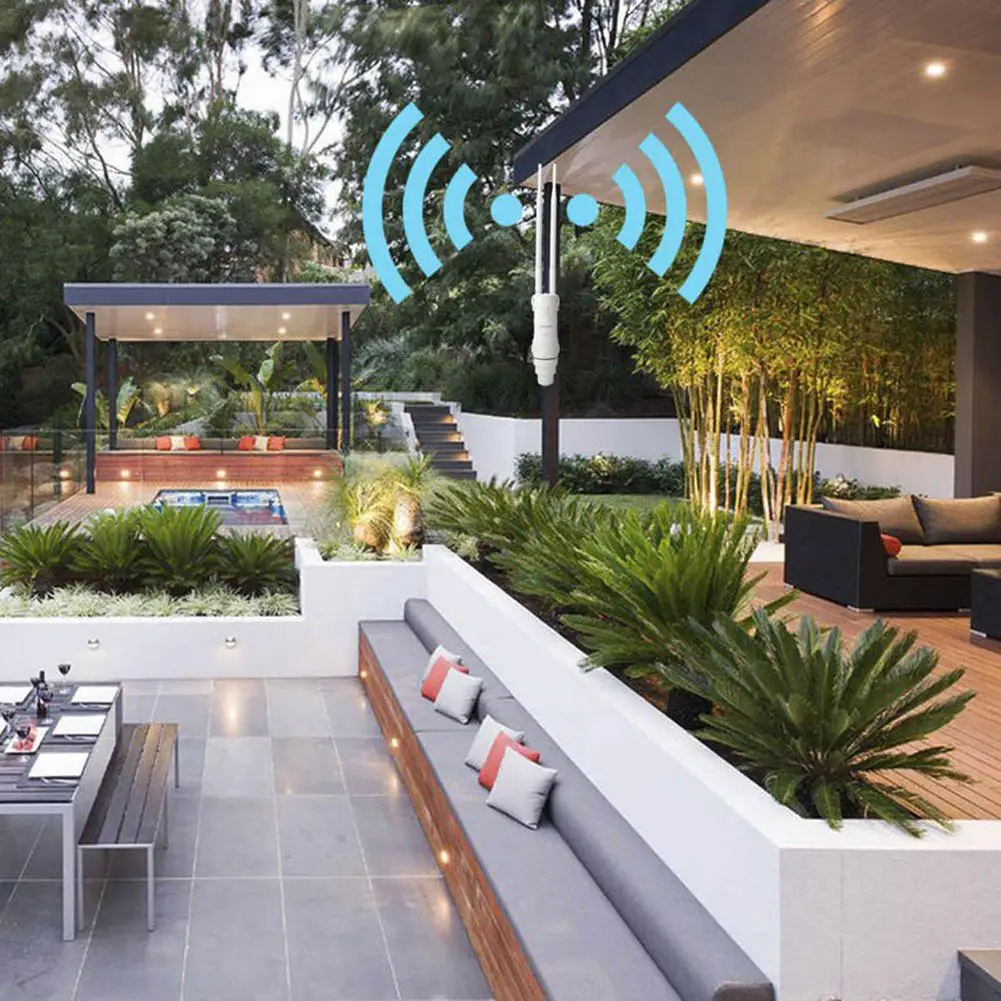 AC1200 двухдиапазонный Wi-Fi ретранслятор высокой мощности открытый устойчивый к