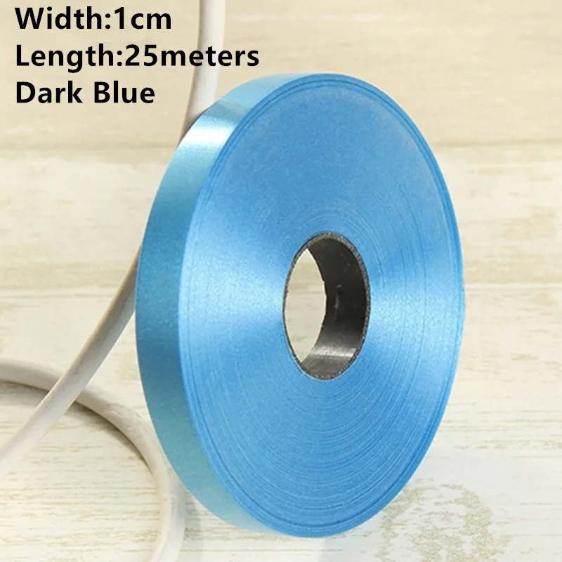 1cm Dark Blue Новинка 1 рулон Width1cm-3.2cm бумажная лента ветровой колокольчик может быть завязана с воздушным шаром может быть разорвана пластиковые ленты можно свернуть ленту - Цвет: 1cm Dark Blue
