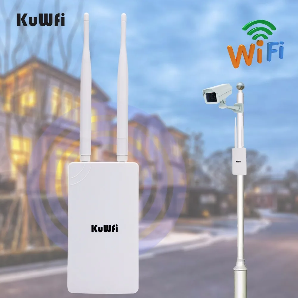 

300Mbps 2.4GHz Outdoor WiFi Repeater WIFI Extender Wide-Area Indoor Wi-Fi Amplifier With 360-Degree Omnidirection Antennas