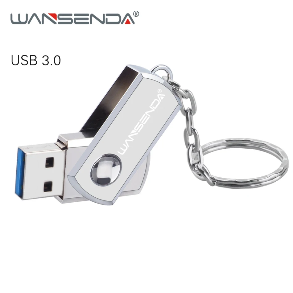 WANSENDA брелок USB флеш-накопитель USB 3,0 Флешка 16 ГБ 32 ГБ 64 ГБ 128 ГБ высокоскоростной Флешка 256 ГБ USB 3,0 карта памяти