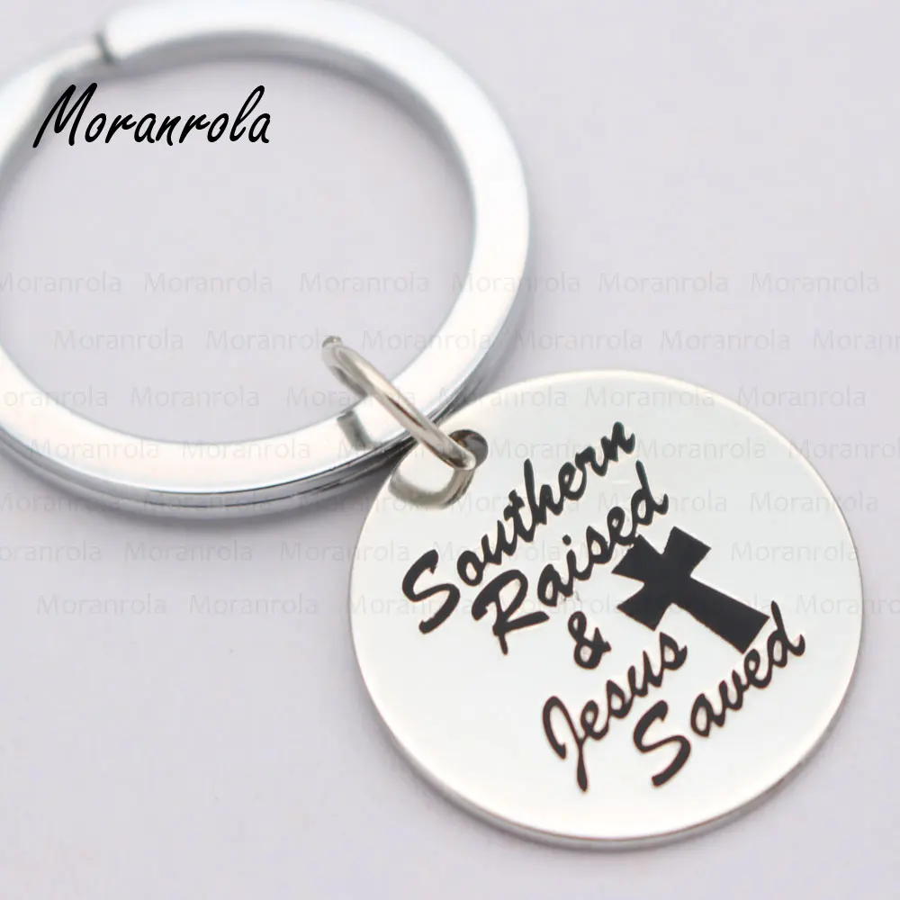 Новинка медное ожерелье брелок с надписью southern rived jesus saved очаровательное