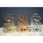 Новый металлический полый Марокканский Фонарь Подсвечник чайный светильник подсвечник Декор для дома и комнаты