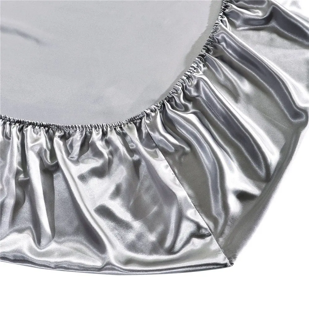 Простыня атласная однотонная 1 шт. | Дом и сад