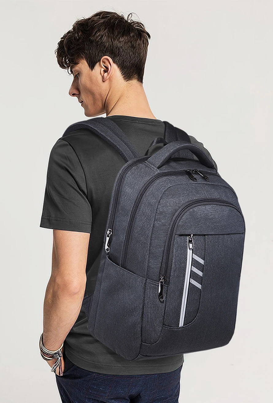 SNAP TOURS Waterproof Travel Backpack For Men USB Charging Portable Urban Laptop Backpack Large Space Trip Bagpack