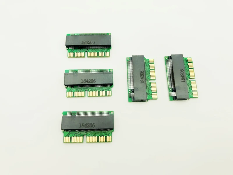 5 шт. M key M.2 PCI e AHCI SSD адаптер карта для 2013 2014 2015 MACBOOK Air A1465 A1466 Pro A1398 A1502 A1419 NGFF MD711