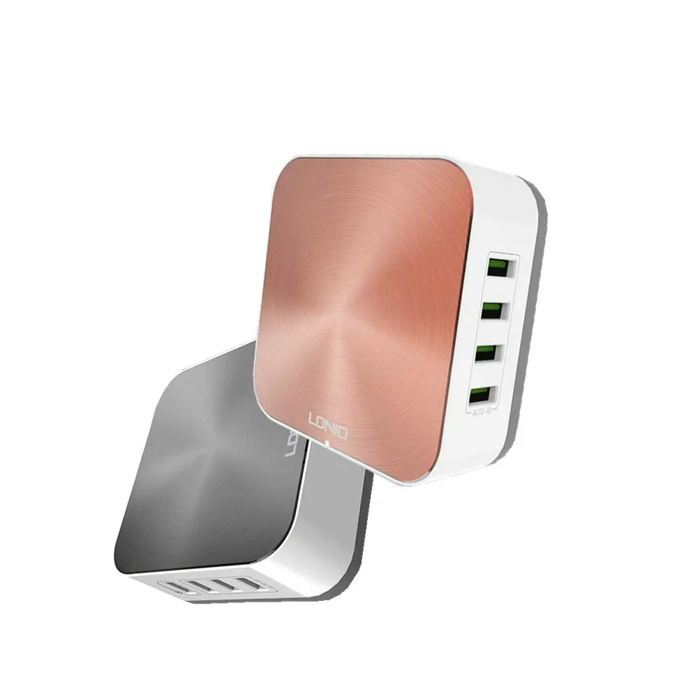 LDNIO QC3.0 QC2.0 смарт 8 Порты и разъёмы USB адаптер 5 V 10A быстрая Зарядное устройство US EU