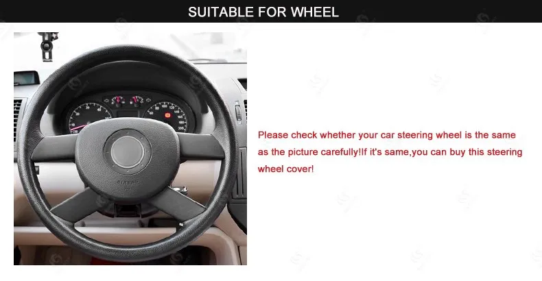 MEWANT для Volkswagen VW Polo 2003 2004 2005 2006 Черная искусственная кожа Чехлы рулевого колеса автомобиля аксессуары для интерьера Запчасти