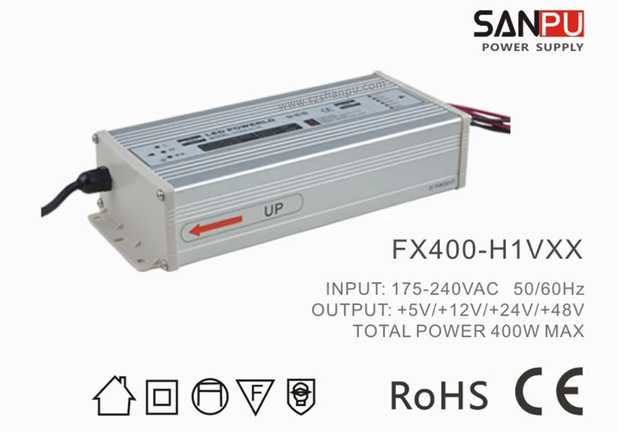 Новый SANPU высокое качество переключения питания светодиодный источник 24 В 16A 400 Вт