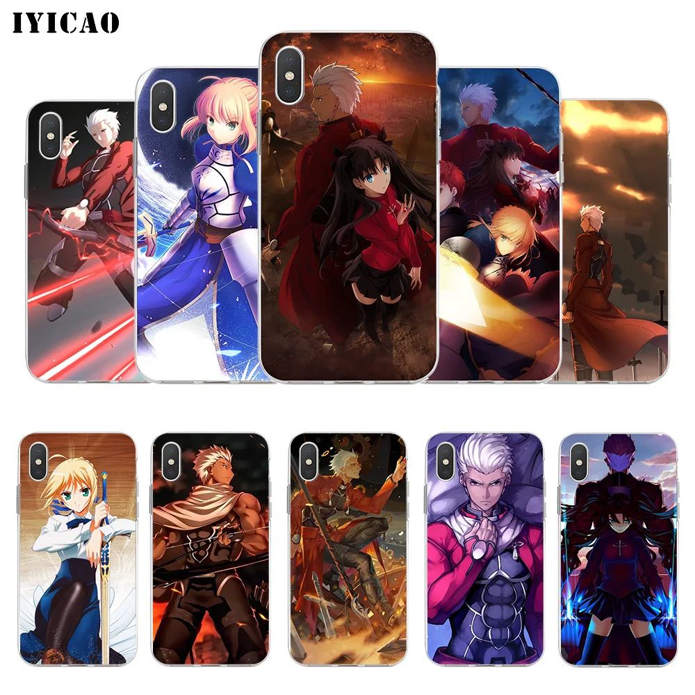 IYICAO Archer Fate stay Night Мягкий силиконовый чехол для телефона iPhone X XR XS MAX 6 6s 7 8 Plus 5 5S SE TPU