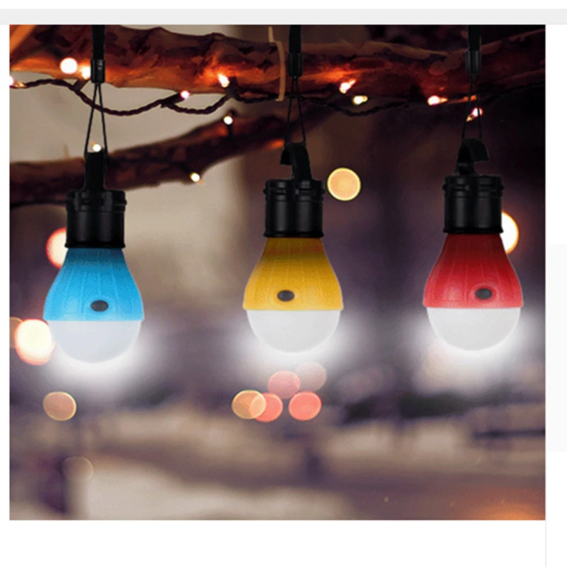 Camp Lights Bulb Lamp For Camping Tent Fishing 3LED Lantern Soft Light LED | Спорт и развлечения