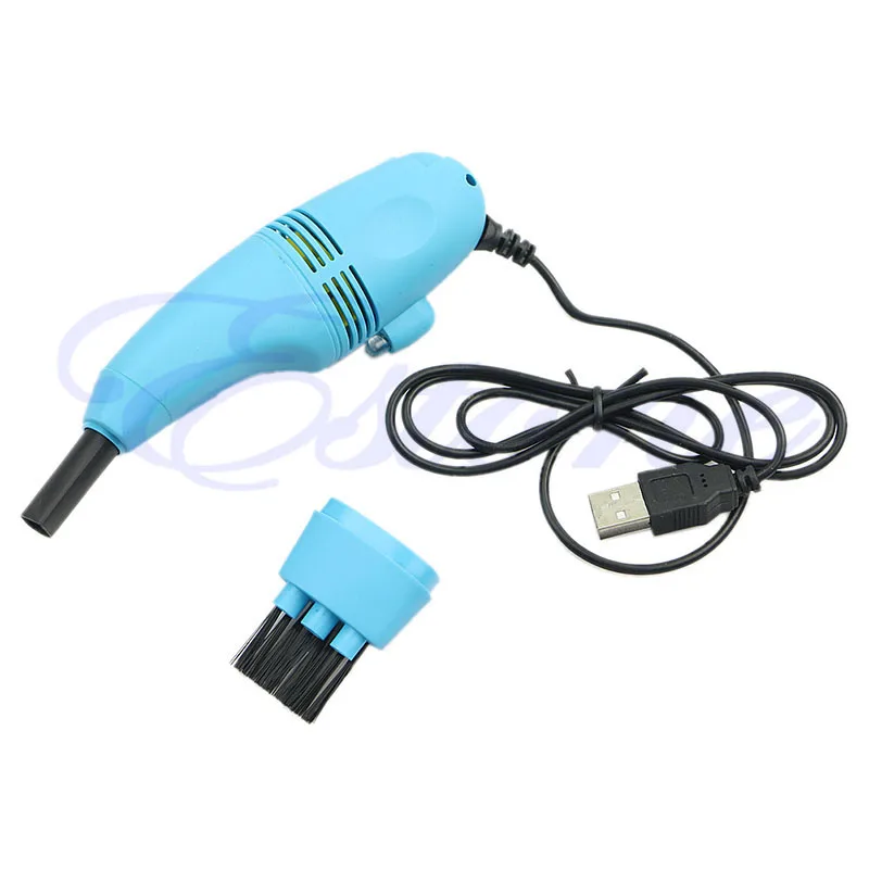

PC Laptop Brush Dust Cleaning Kit Mini Computer Vacuum USB Keyboard Cleaner