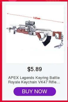 APEX Legends игровой мужской брелок пистолет детский подарок брелок для ключей APEX оружие битва Royale пистолет Модель брелок