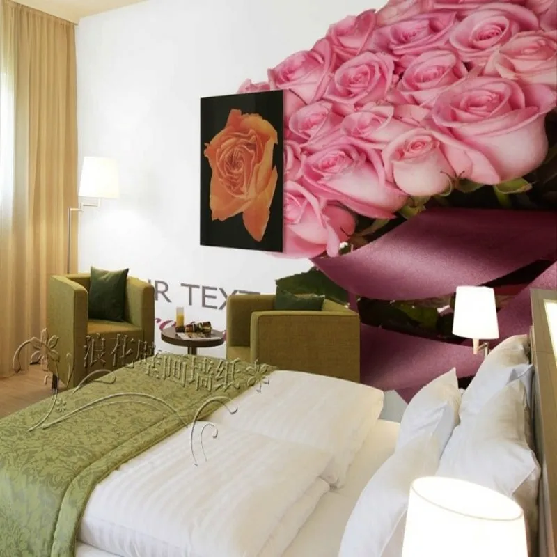 Пользовательская роспись пользовательские обои ТВ фон гостиная спальня диван