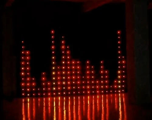 Гибкий Мягкий DJ DMX P9 светодиодный видео версия ткань RGB 3 в 1 цветная занавеска