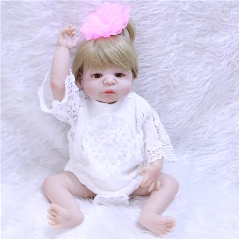 

Кукла reborn, 22 "55 см, из натурального силикона