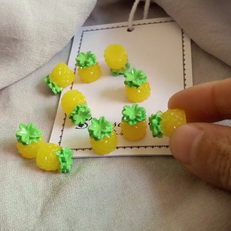 20 шт. кабошоны Tanduzi из смолы с плоской задней стороной имитация еды 3D