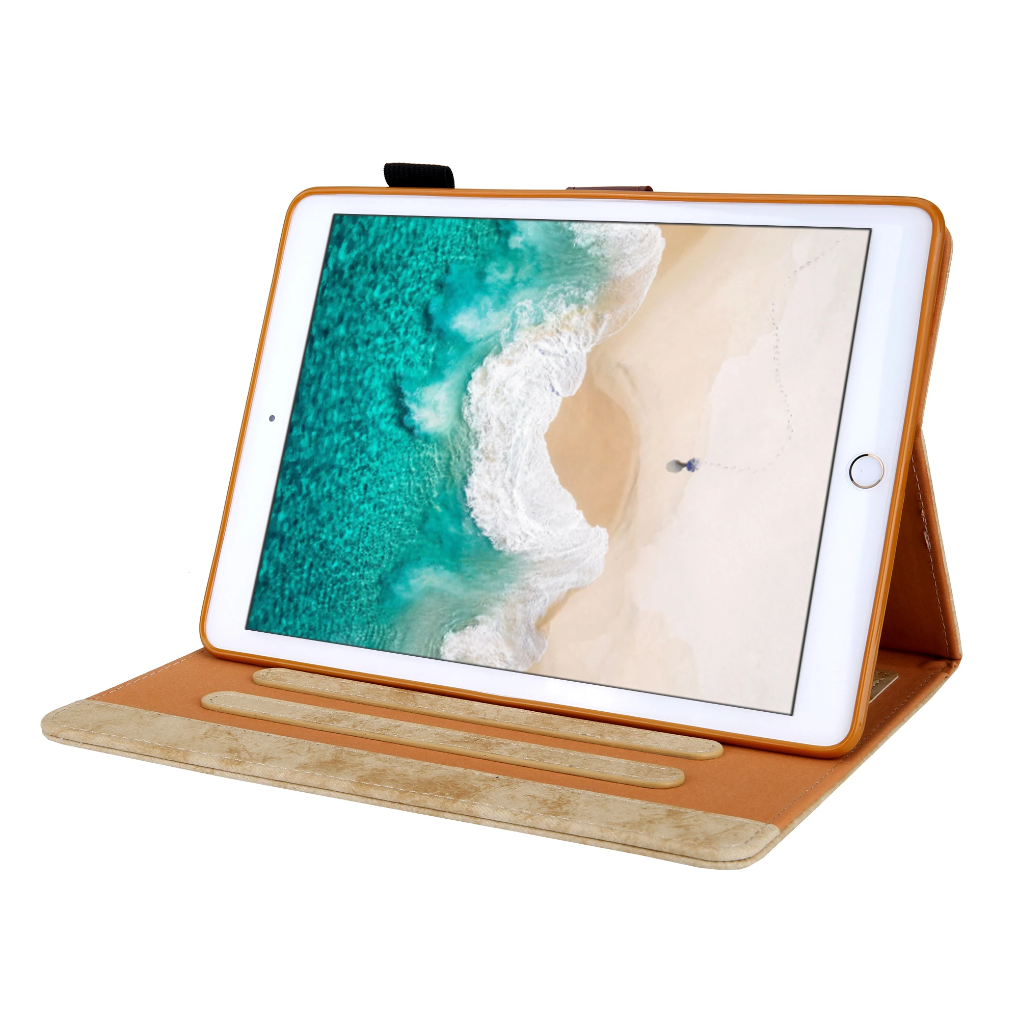 Чехол для apple ipad однотонный кожаный чехол из искусственной кожи 100 шт./лот 5 6 7 8 9 Pro