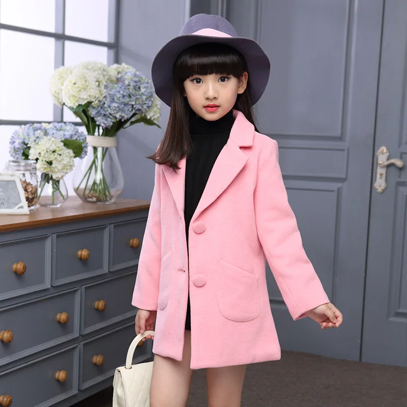 Осень Дети сладкий Детская куртка пальто на весну-осень Модная одежда для детей