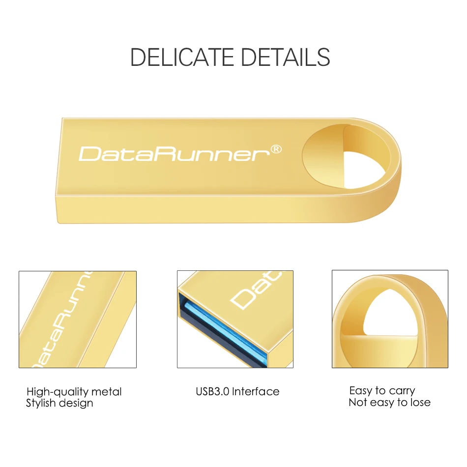 Новинка USB флеш накопитель DataRunner 3 0 64 ГБ быстрая скорость 8 16 32 мини флешка 128