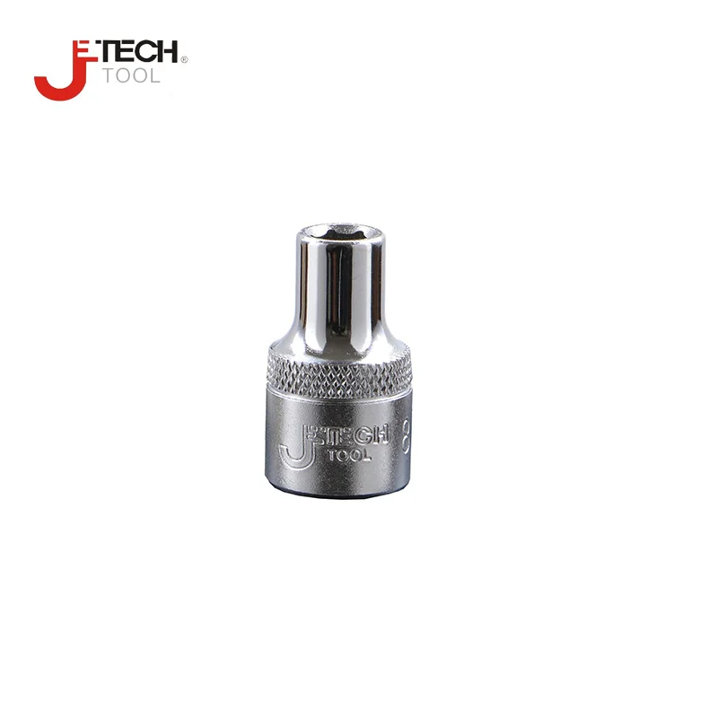 Jetech 1/4 дюйма Диск с 6 точечной стандартной розеткой 4 мм 5 7 8 9 10 11 12 13 14 хром Cr.v сталь 1