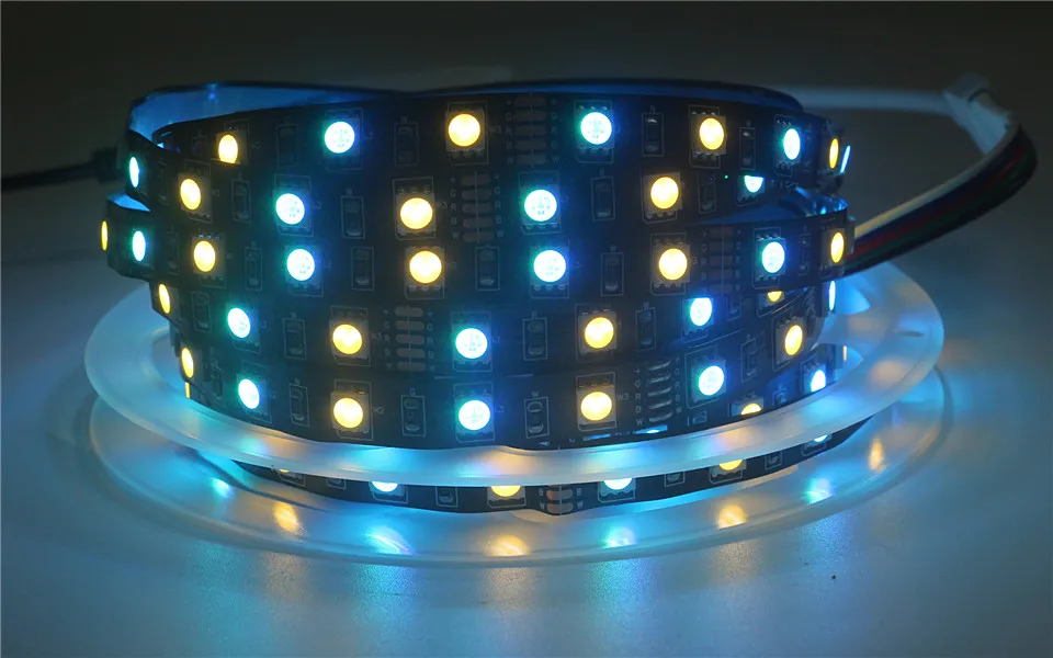 Светодиодная лента 5050 12 В RGB RGBW rgbww 12 В 5 м водонепроницаемая гибкая световая полоса 60 светодиодный/м светодиодный лента Luces лампа лента ТВ ПОДСВЕТКА