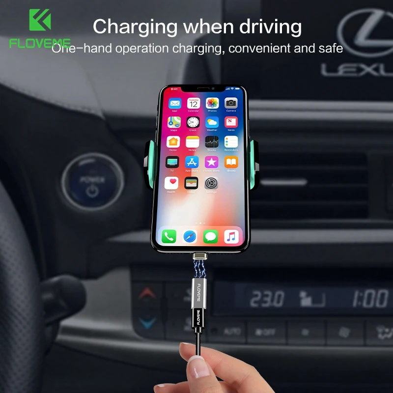 Floveme OTG Мирко USB Разъем Магнит адаптер Micro к Тип C для Iphone Android Mrico Зарядное